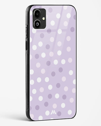 Polka Dots in Violet Glass Case Phone Cover (Samsung)