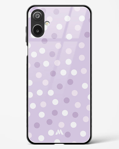 Polka Dots in Violet Glass Case Phone Cover (Samsung)