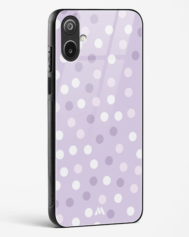 Polka Dots in Violet Glass Case Phone Cover (Samsung)