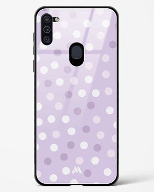 Polka Dots in Violet Glass Case Phone Cover-(Samsung)