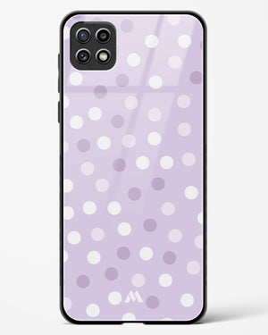 Polka Dots in Violet Glass Case Phone Cover-(Samsung)