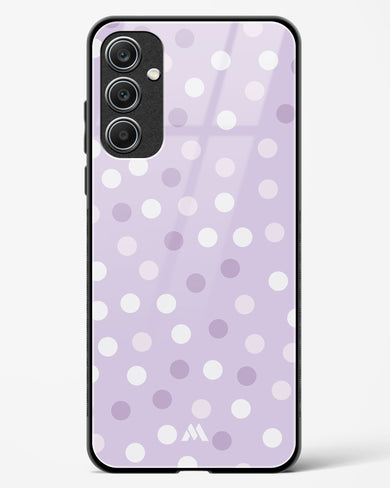 Polka Dots in Violet Glass Case Phone Cover (Samsung)