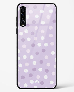 Polka Dots in Violet Glass Case Phone Cover-(Samsung)