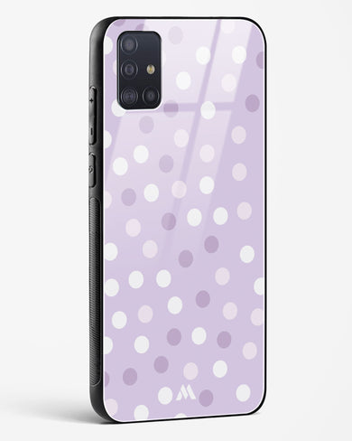 Polka Dots in Violet Glass Case Phone Cover (Samsung)