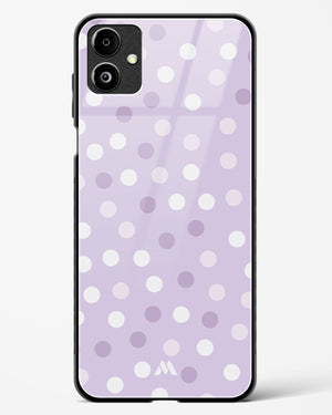 Polka Dots in Violet Glass Case Phone Cover-(Samsung)