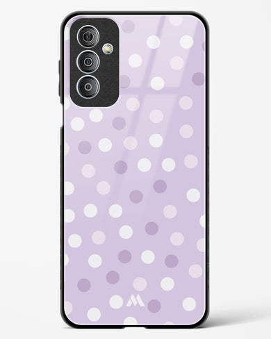 Polka Dots in Violet Glass Case Phone Cover-(Samsung)