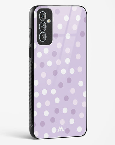 Polka Dots in Violet Glass Case Phone Cover-(Samsung)