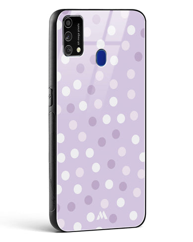 Polka Dots in Violet Glass Case Phone Cover-(Samsung)