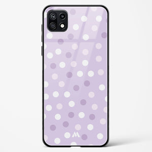Polka Dots in Violet Glass Case Phone Cover (Samsung)