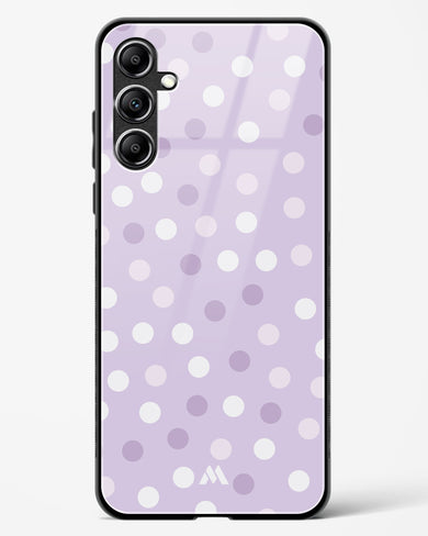Polka Dots in Violet Glass Case Phone Cover (Samsung)