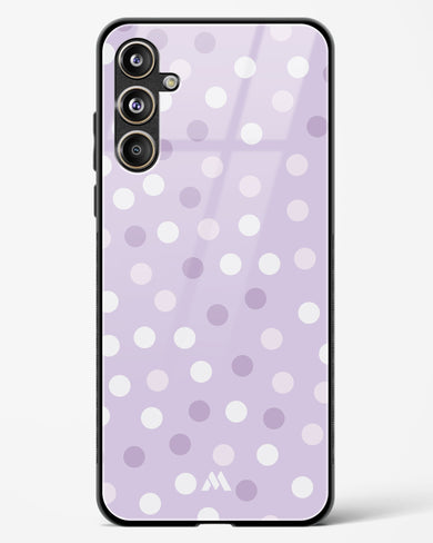 Polka Dots in Violet Glass Case Phone Cover (Samsung)