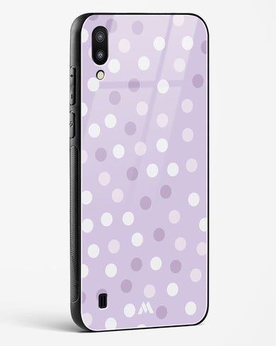 Polka Dots in Violet Glass Case Phone Cover-(Samsung)