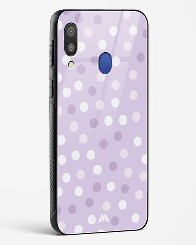 Polka Dots in Violet Glass Case Phone Cover-(Samsung)