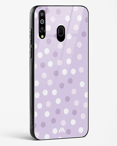 Polka Dots in Violet Glass Case Phone Cover-(Samsung)