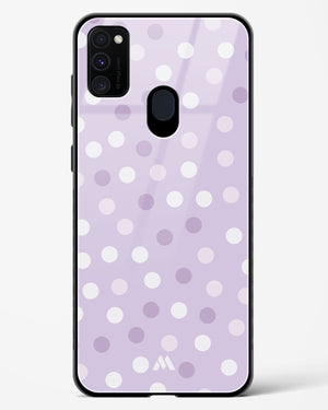 Polka Dots in Violet Glass Case Phone Cover (Samsung)
