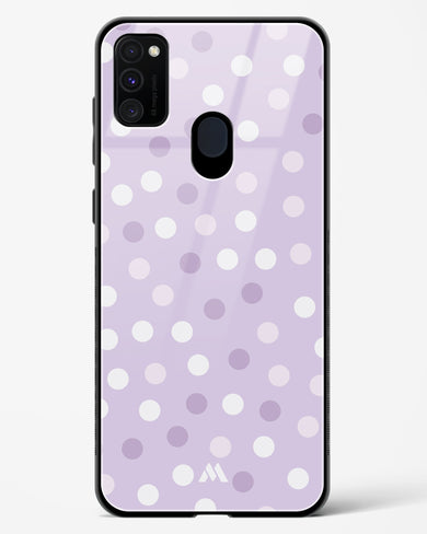 Polka Dots in Violet Glass Case Phone Cover (Samsung)