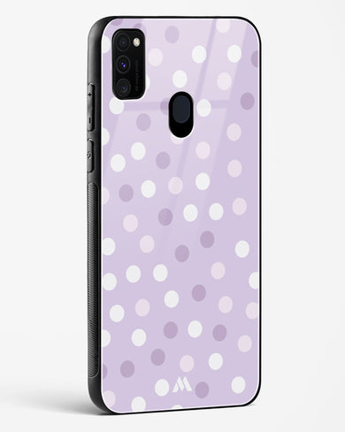 Polka Dots in Violet Glass Case Phone Cover (Samsung)