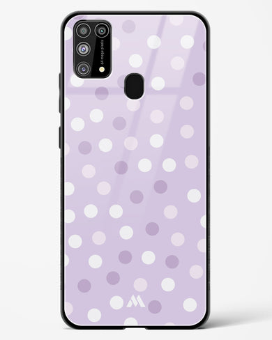 Polka Dots in Violet Glass Case Phone Cover (Samsung)