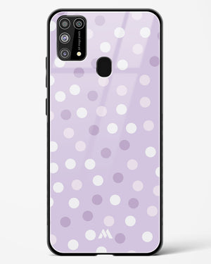 Polka Dots in Violet Glass Case Phone Cover-(Samsung)