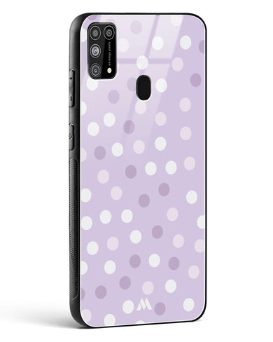 Polka Dots in Violet Glass Case Phone Cover-(Samsung)