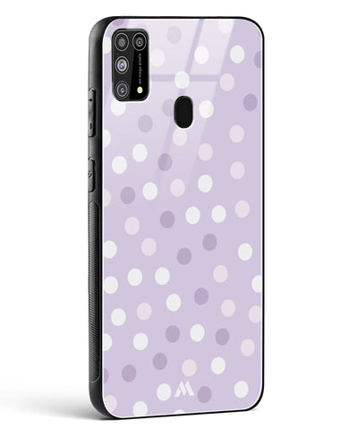 Polka Dots in Violet Glass Case Phone Cover (Samsung)