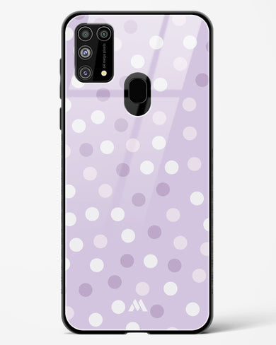 Polka Dots in Violet Glass Case Phone Cover-(Samsung)