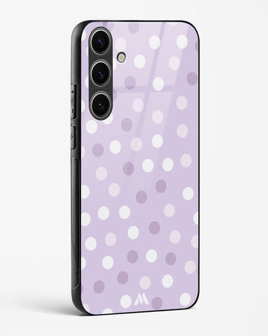 Polka Dots in Violet Glass Case Phone Cover-(Samsung)