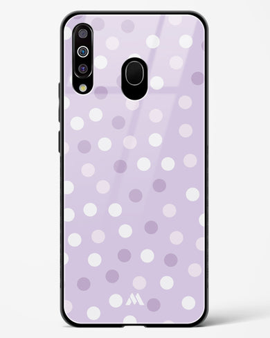 Polka Dots in Violet Glass Case Phone Cover-(Samsung)