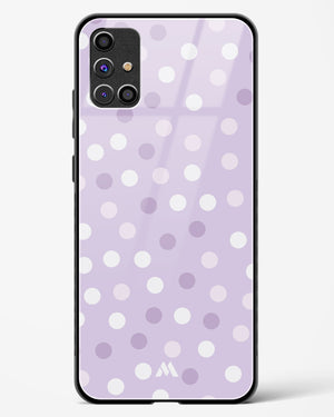 Polka Dots in Violet Glass Case Phone Cover-(Samsung)