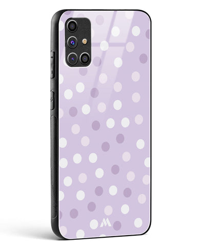 Polka Dots in Violet Glass Case Phone Cover-(Samsung)