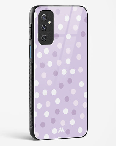 Polka Dots in Violet Glass Case Phone Cover-(Samsung)