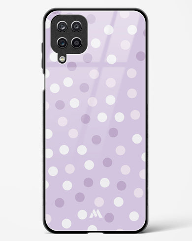 Polka Dots in Violet Glass Case Phone Cover-(Samsung)