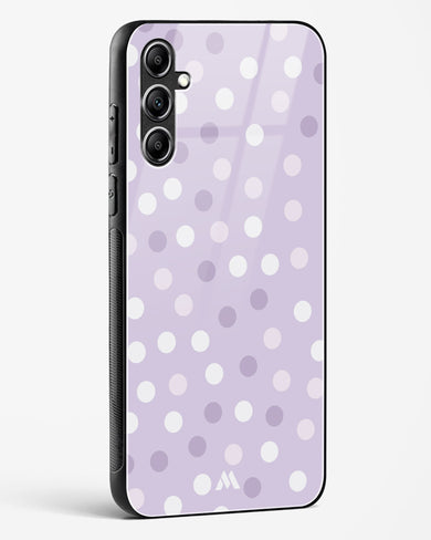 Polka Dots in Violet Glass Case Phone Cover (Samsung)