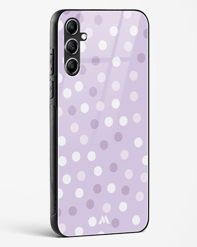 Polka Dots in Violet Glass Case Phone Cover-(Samsung)