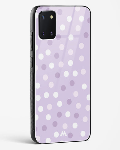 Polka Dots in Violet Glass Case Phone Cover-(Samsung)