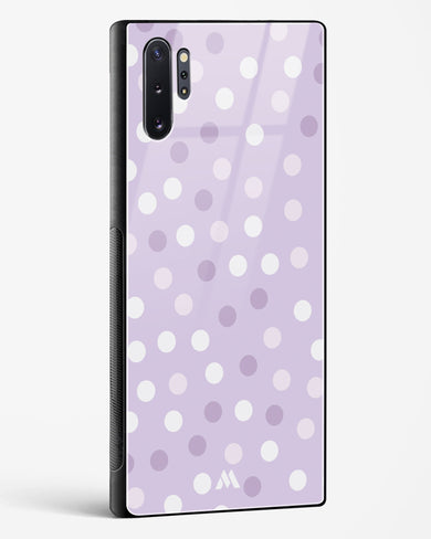 Polka Dots in Violet Glass Case Phone Cover-(Samsung)