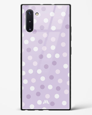 Polka Dots in Violet Glass Case Phone Cover (Samsung)