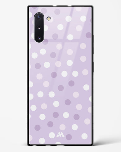 Polka Dots in Violet Glass Case Phone Cover (Samsung)