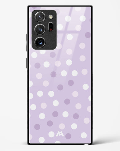 Polka Dots in Violet Glass Case Phone Cover-(Samsung)