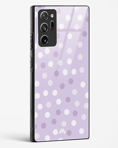 Polka Dots in Violet Glass Case Phone Cover-(Samsung)