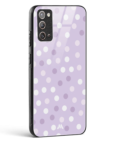 Polka Dots in Violet Glass Case Phone Cover-(Samsung)