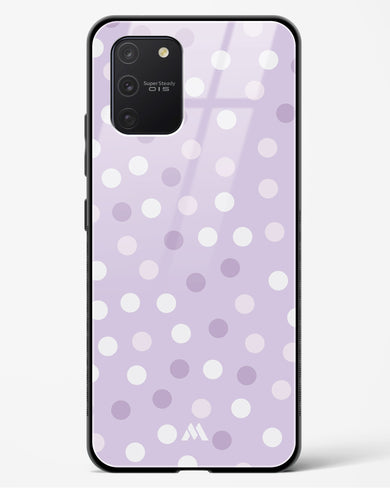 Polka Dots in Violet Glass Case Phone Cover-(Samsung)