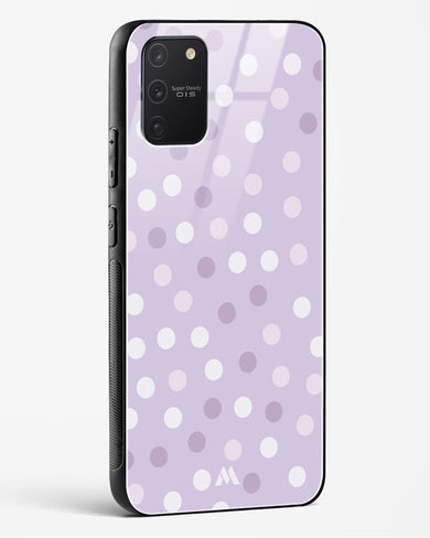 Polka Dots in Violet Glass Case Phone Cover-(Samsung)