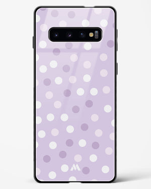 Polka Dots in Violet Glass Case Phone Cover (Samsung)