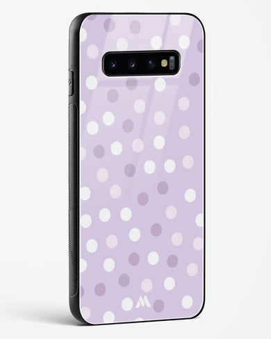 Polka Dots in Violet Glass Case Phone Cover-(Samsung)