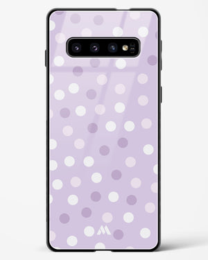 Polka Dots in Violet Glass Case Phone Cover (Samsung)