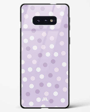 Polka Dots in Violet Glass Case Phone Cover (Samsung)