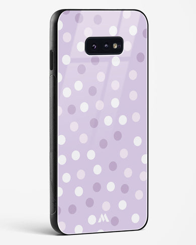 Polka Dots in Violet Glass Case Phone Cover-(Samsung)