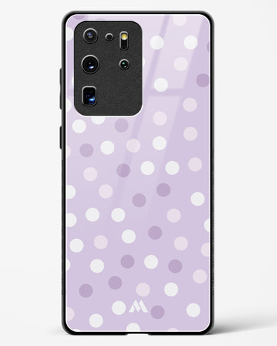 Polka Dots in Violet Glass Case Phone Cover-(Samsung)