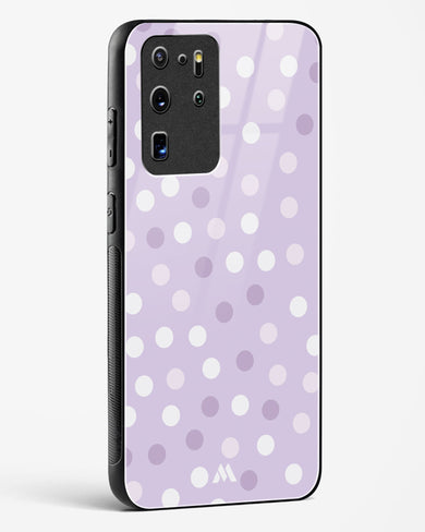 Polka Dots in Violet Glass Case Phone Cover-(Samsung)